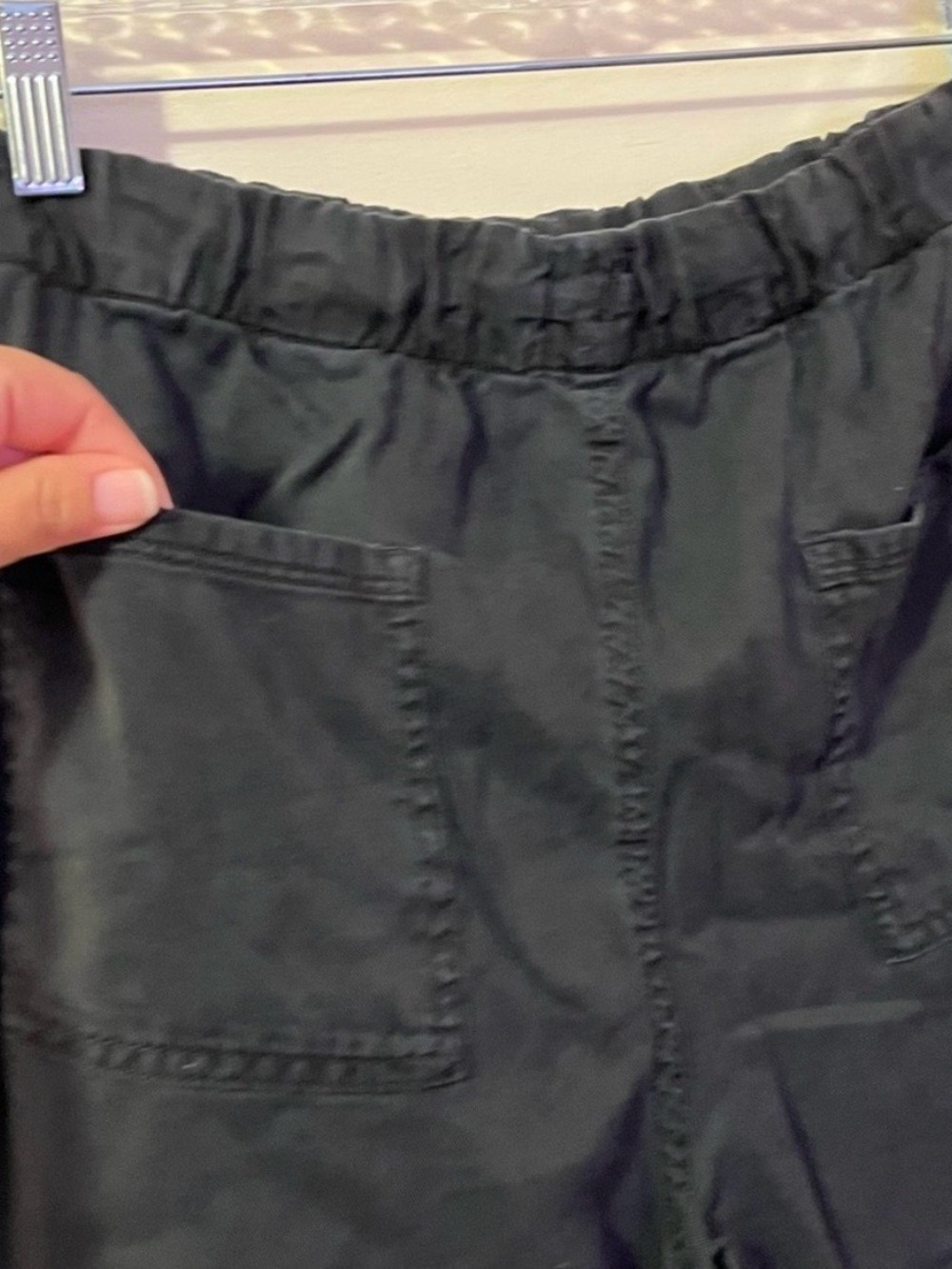 GAP Lyocell Pull On Shorts Bundle Black Khaki Elastic Waist Drawstring S - Picture 12 of 13